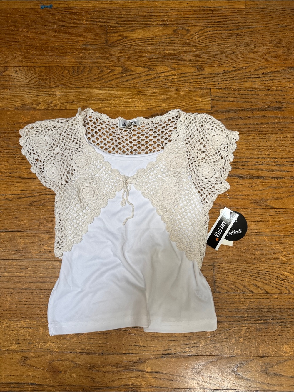 NWT Girls Amy Byer 2 Piece Top Set. Size L